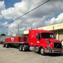 Parked Flatbed Truck Parked Flatbed Truck